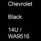 Preview: Chevrolet, Black, 14U / WA9516.